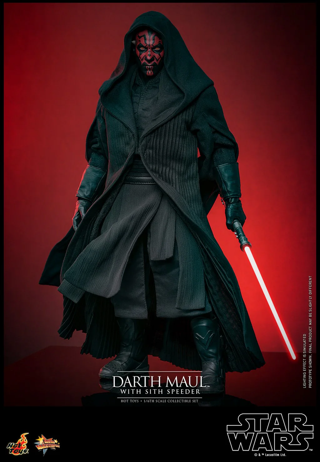Darth Maul with Sith Speeder Star Wars: The Phantom Menace 25th Anniversary 1:6 Figurka 29 cm - Image 8