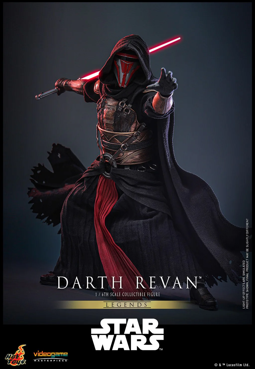 Darth Revan Star Wars Dark Side 1:6 Figurka 31 cm - Image 9