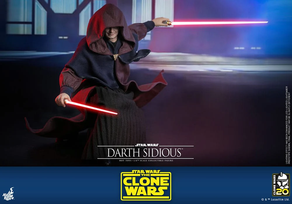 Darth Sidious Star Wars: The Clone Wars 1/6 Figurka 29 cm - Image 14