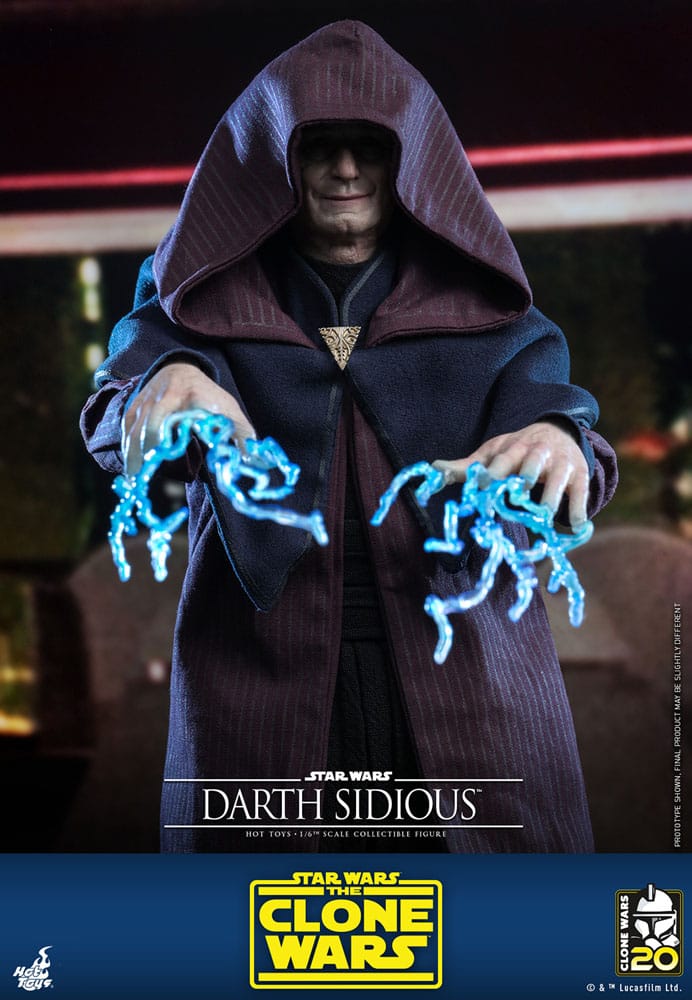 Darth Sidious Star Wars: The Clone Wars 1/6 Figurka 29 cm - Image 7