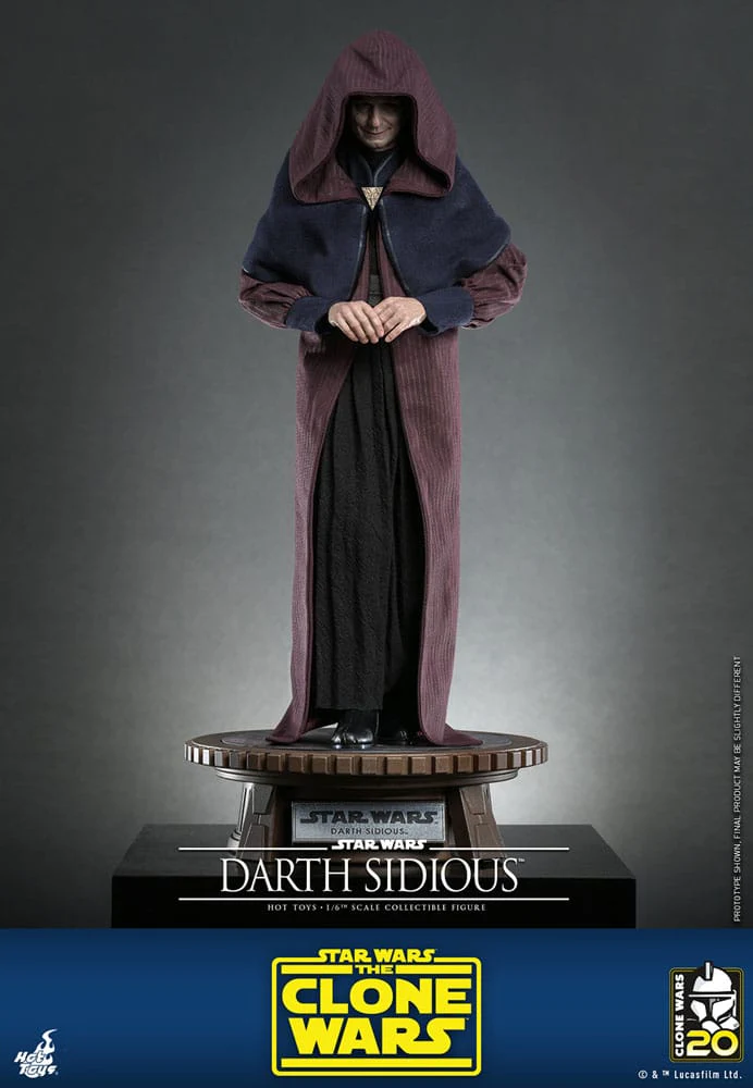 Darth Sidious Star Wars: The Clone Wars 1/6 Figurka 29 cm - Image 8