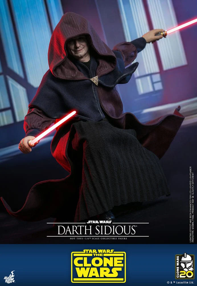 Darth Sidious Star Wars: The Clone Wars 1/6 Figurka 29 cm - Image 9
