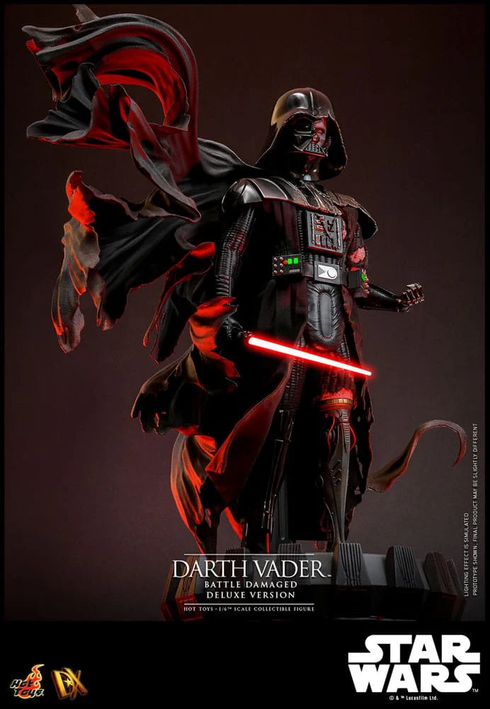 Darth Vader Battle Damaged Star Wars Deluxe Version 1/6 Figurka 35 cm - Image 7