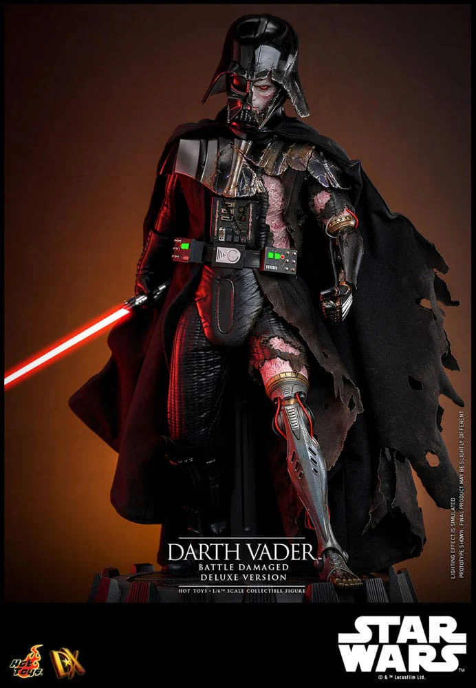 Darth Vader Battle Damaged Star Wars Deluxe Version 1/6 Figurka 35 cm - Image 9