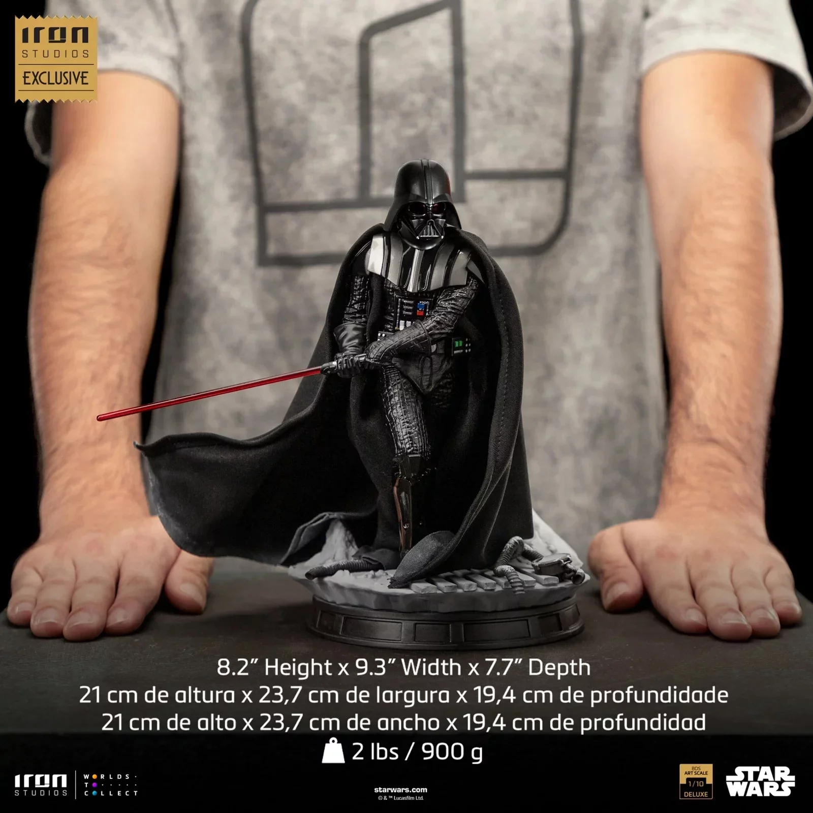 Darth Vader Hoth Star Wars 1:10 CCXP23 Exclusive Figurka 24 cm - Image 11