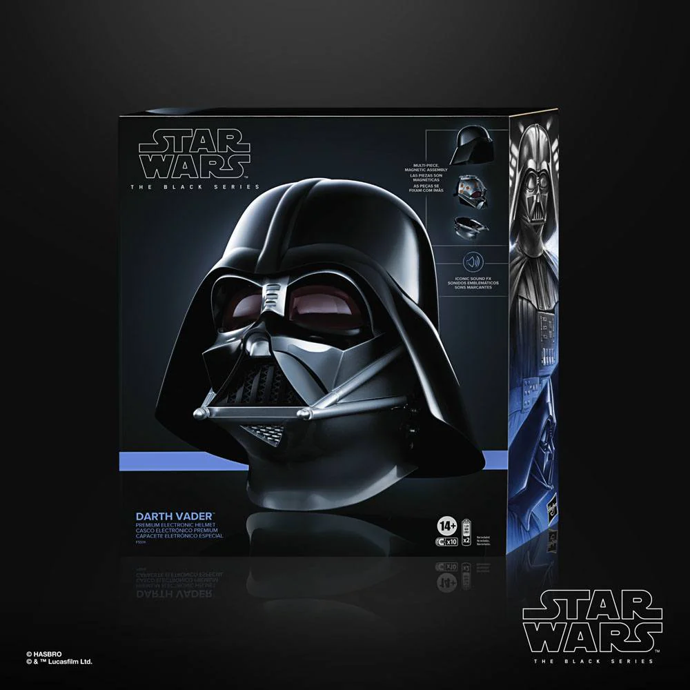 Darth Vader Star Wars: Obi-Wan Kenobi Black Series Electronic Helmet Replika - Image 2