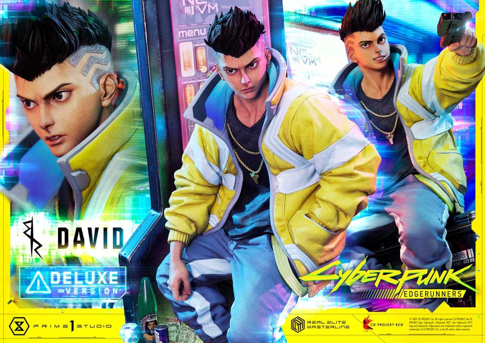 David Cyberpunk: Edgerunners Real Elite Masterline Series Bonus Version 1/4 Figurka 58 cm - Image 2