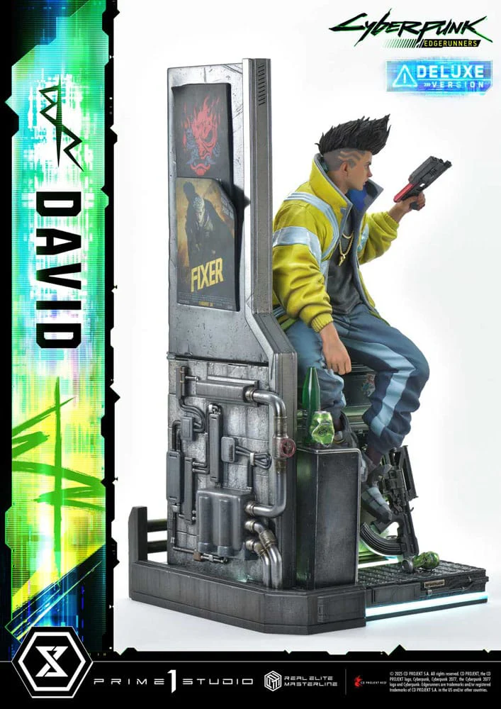 David Cyberpunk: Edgerunners Real Elite Masterline Series Bonus Version 1/4 Figurka 58 cm - Image 22