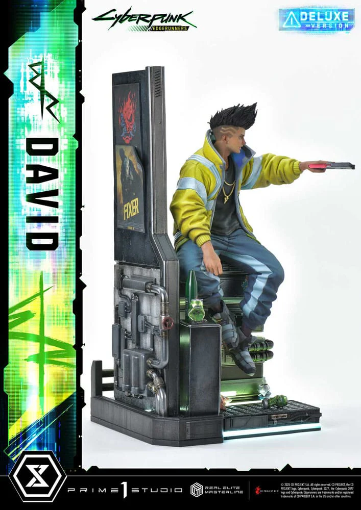 David Cyberpunk: Edgerunners Real Elite Masterline Series Bonus Version 1/4 Figurka 58 cm - Image 24