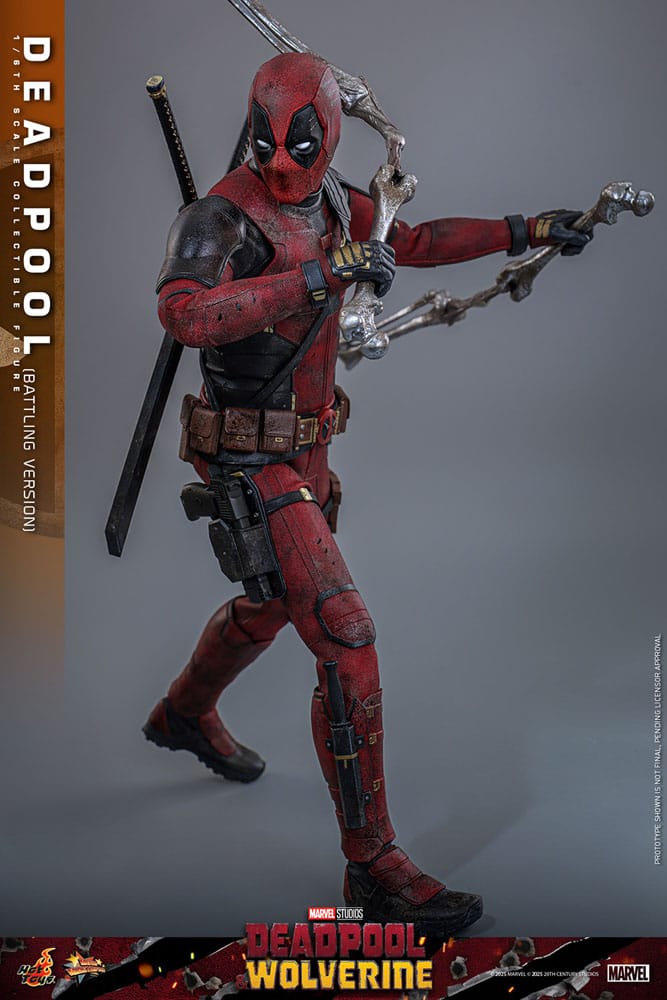 Deadpool Battling Version Marvel Deadpool & Wolverine Movie Masterpiece 1/6 Figurka 31 cm - Image 10