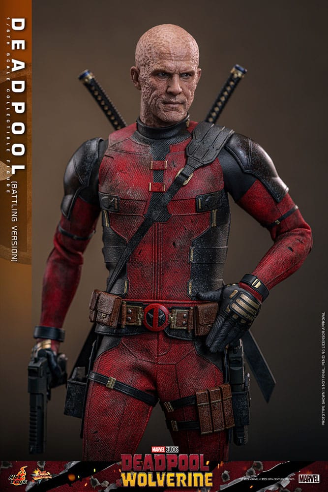 Deadpool Battling Version Marvel Deadpool & Wolverine Movie Masterpiece 1/6 Figurka 31 cm - Image 12