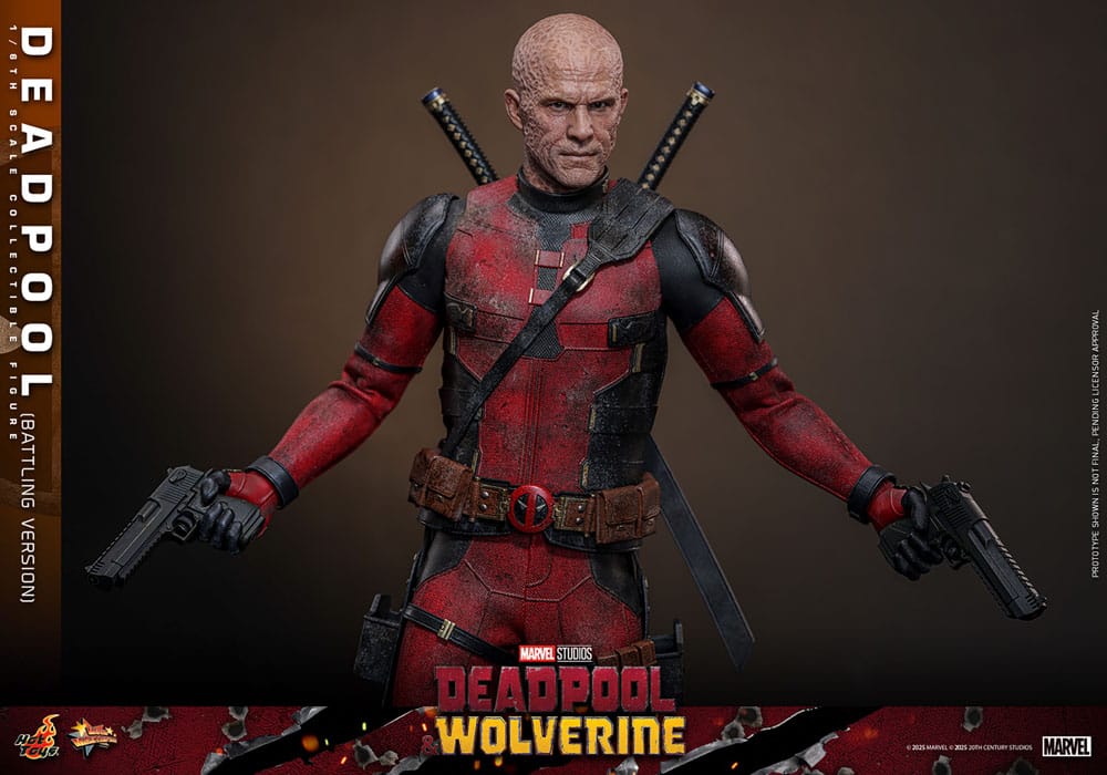 Deadpool Battling Version Marvel Deadpool & Wolverine Movie Masterpiece 1/6 Figurka 31 cm - Image 16