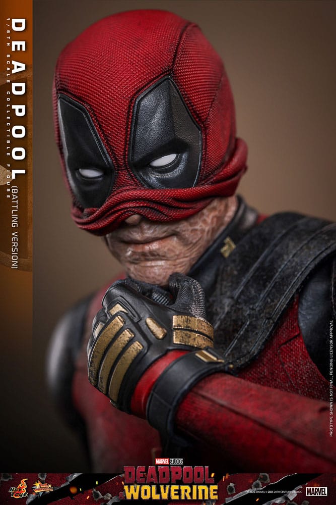 Deadpool Battling Version Marvel Deadpool & Wolverine Movie Masterpiece 1/6 Figurka 31 cm - Image 19