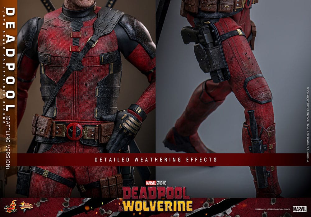 Deadpool Battling Version Marvel Deadpool & Wolverine Movie Masterpiece 1/6 Figurka 31 cm - Image 20
