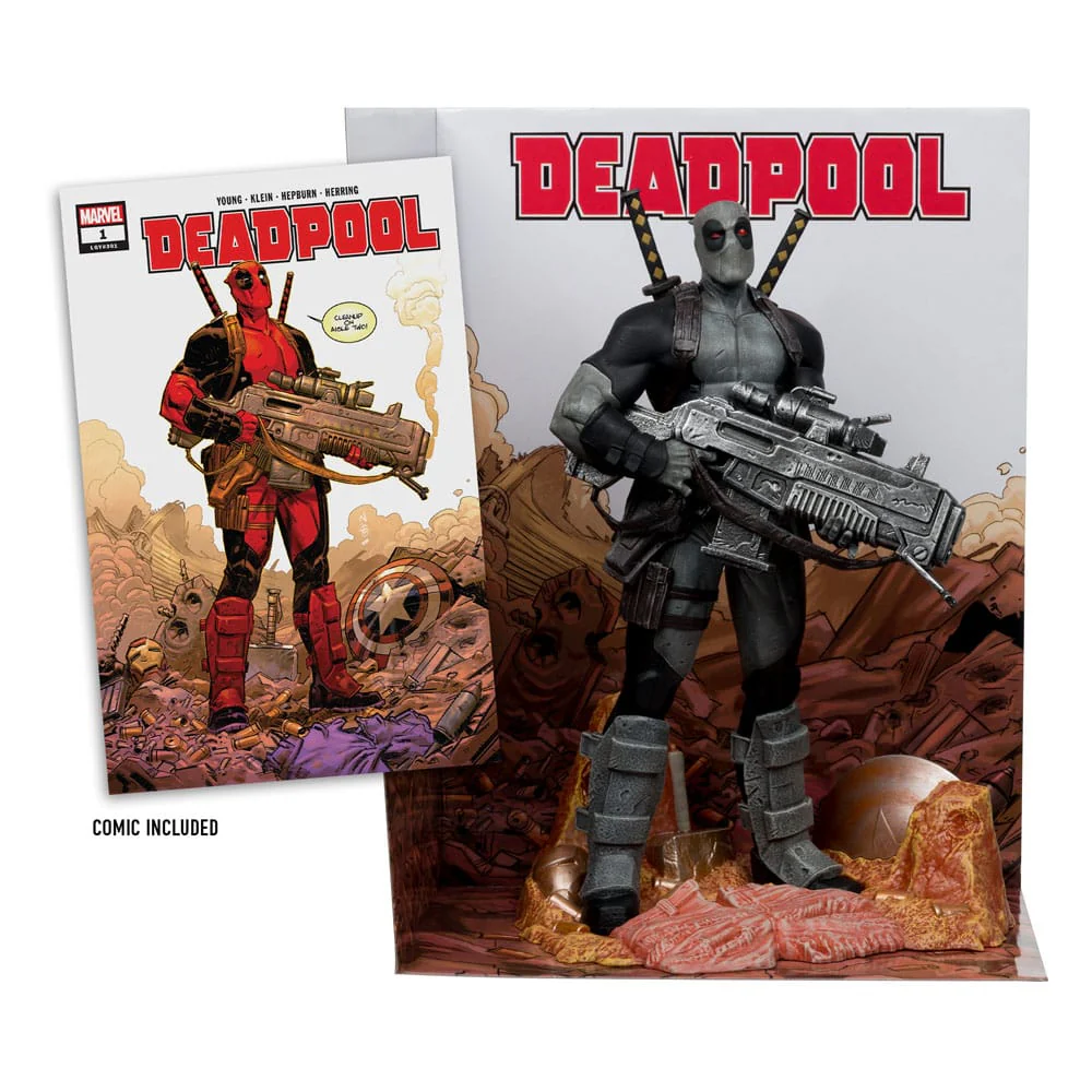 Deadpool (Deadpool #1)(Grey Suit Chase)  Marvel Collection 1/6 Figurka 27 cm - Image 2