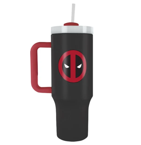 Deadpool Kubek Podróżny Ze Słomką Marvel - Image 2