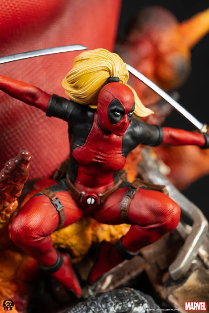 Deadpool Marvel Fine Art Bust Figurka 42 cm - Image 14