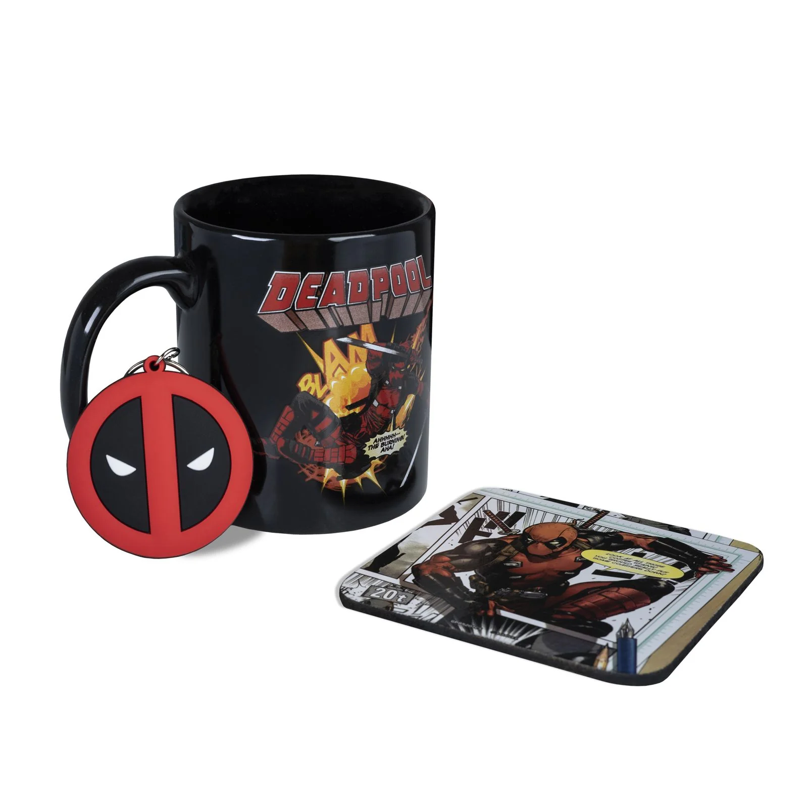 Deadpool Zestaw Prezentowy Kubek + Podkładka + Brelok Marvel - Image 3