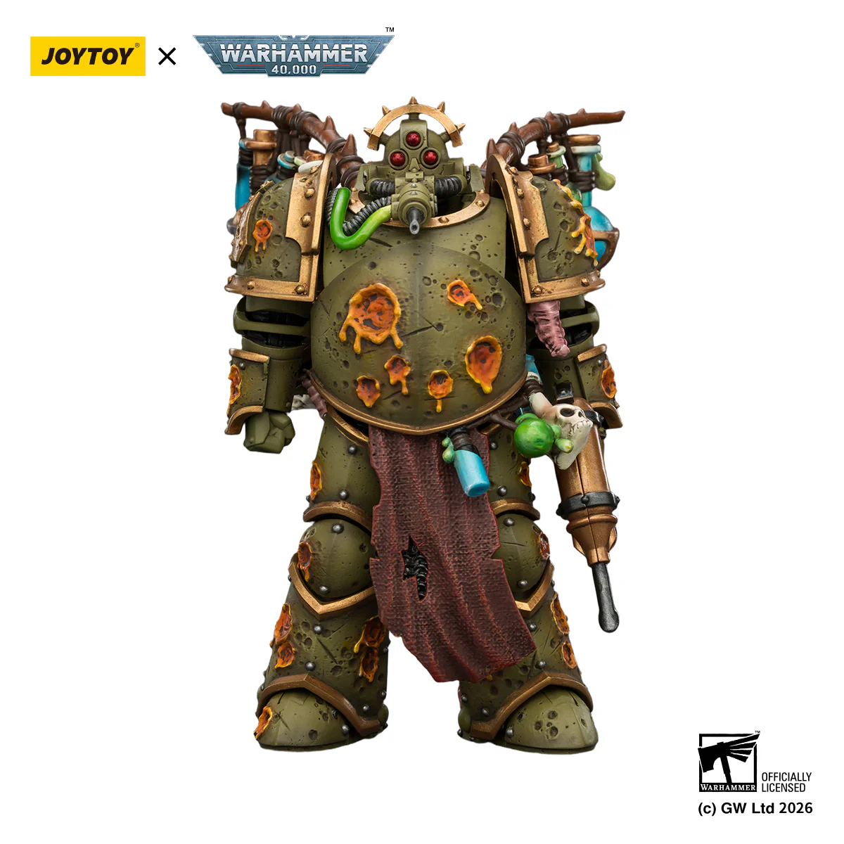 Death Guard Biologus Putrifier Warhammer 40k 1/18 Figurka 12 cm