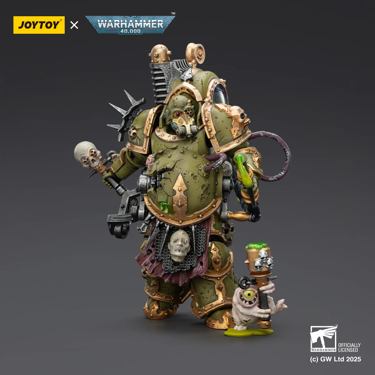 Death Guard Foul Blight spawn with Plague Sprayer Warhammer 40k 1/18 Figurka 12 cm - Image 8