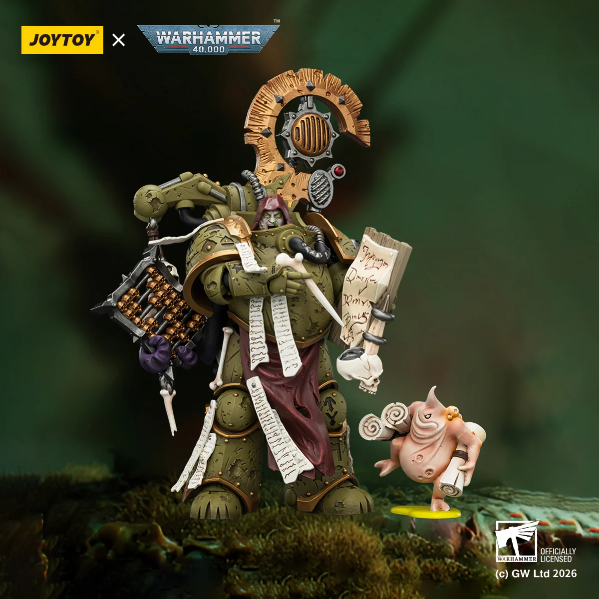 Death Guard Tallyman Warhammer 40k 1/18 Figurka 12 cm - Image 13