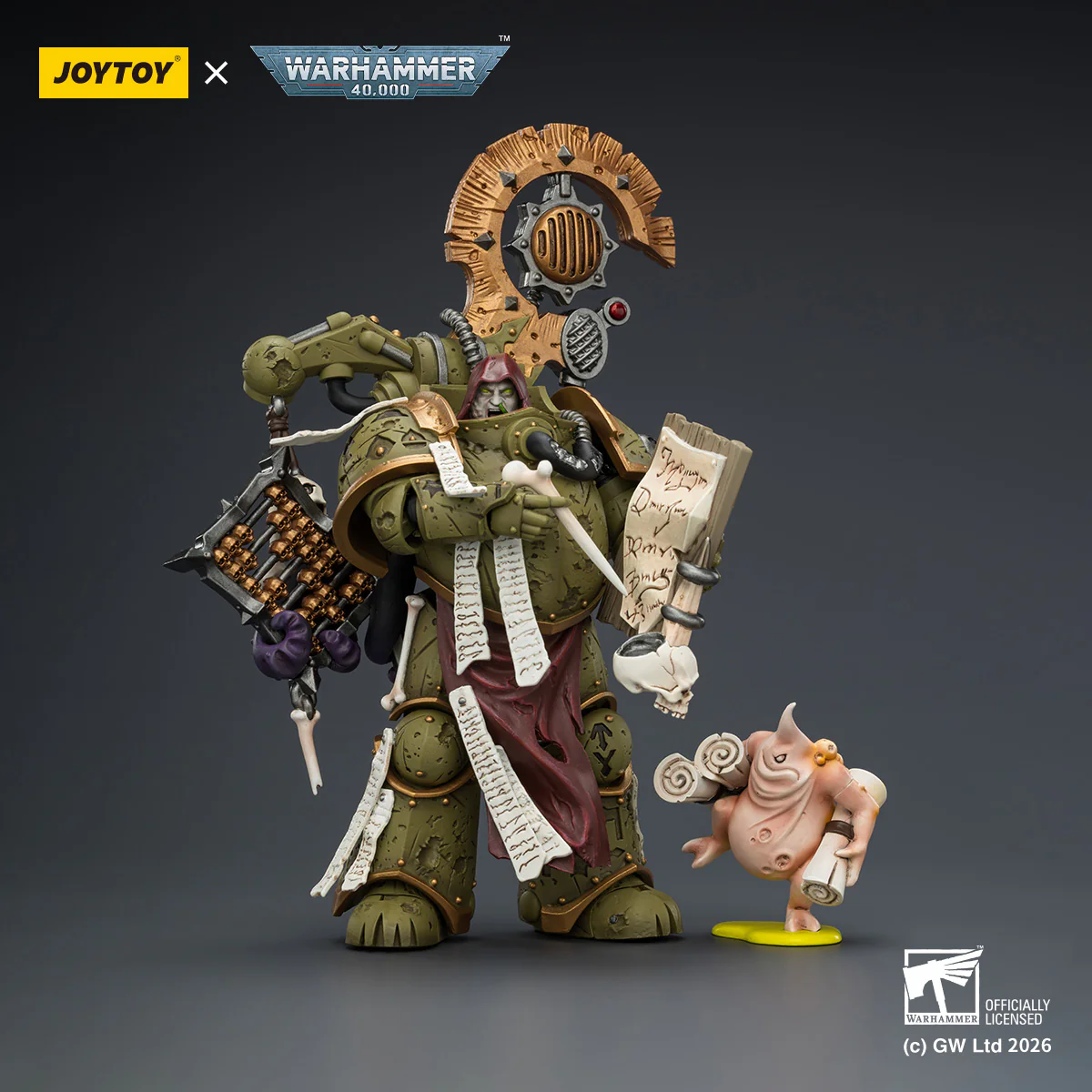 Death Guard Tallyman Warhammer 40k 1/18 Figurka 12 cm - Image 9