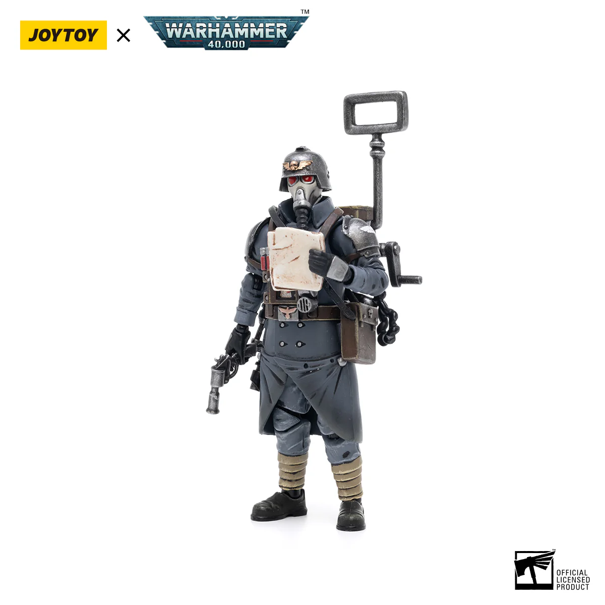 Death Korps of Krieg Veteran Squad Guardsman Communications Specialist Warhammer 40k 1/18 Figurka 10 cm