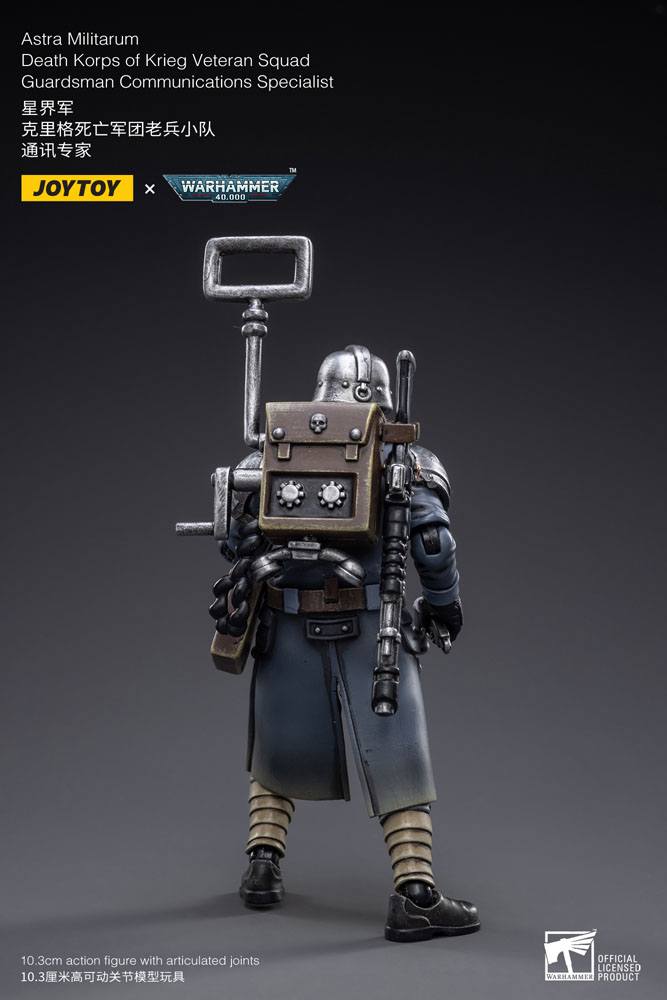 Death Korps of Krieg Veteran Squad Guardsman Communications Specialist Warhammer 40k 1/18 Figurka 10 cm - Image 5