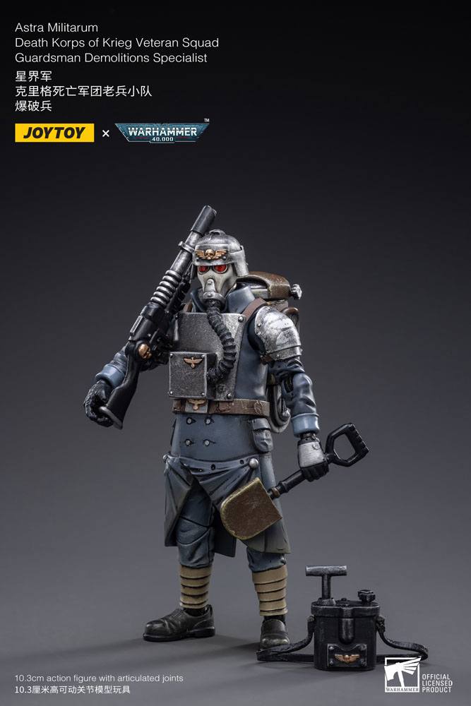 Death Korps of Krieg Veteran Squad Guardsman Demolitions Specialist Warhammer 40k 1/18 Figurka 10 cm - Image 3