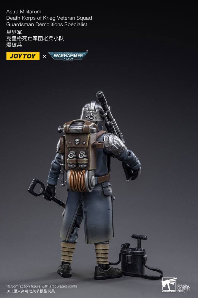 Death Korps of Krieg Veteran Squad Guardsman Demolitions Specialist Warhammer 40k 1/18 Figurka 10 cm - Image 4
