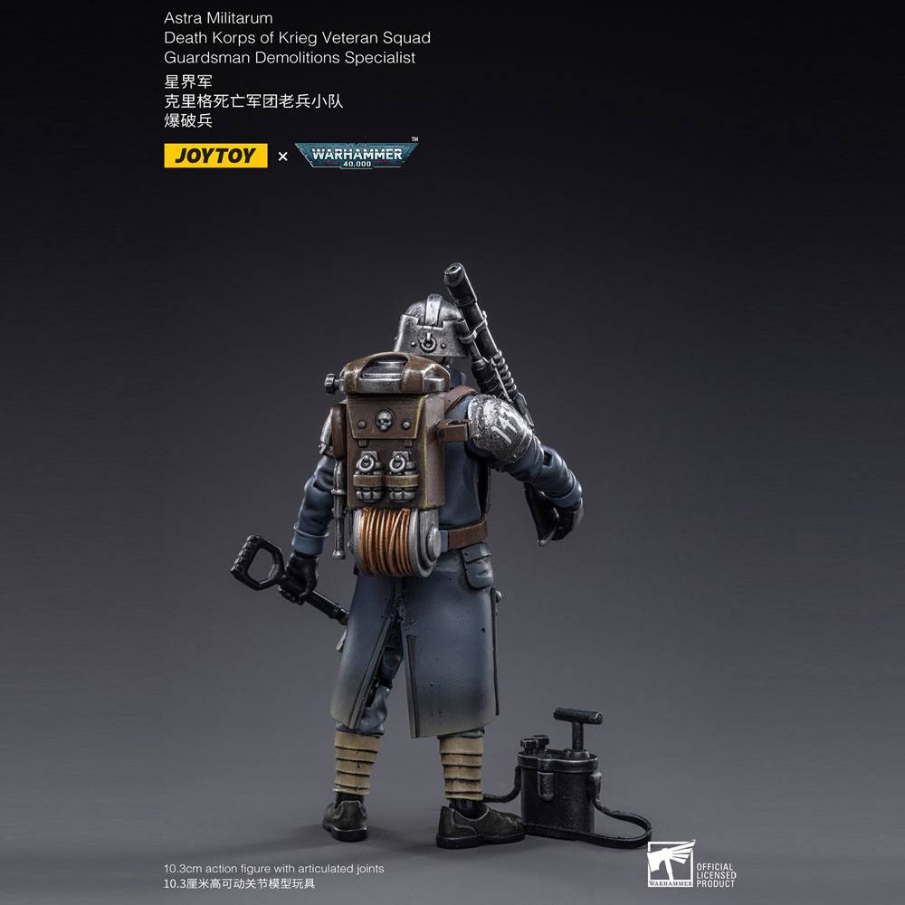 Death Korps of Krieg Veteran Squad Guardsman Demolitions Specialist Warhammer 40k 1/18 Figurka 10 cm - Image 7