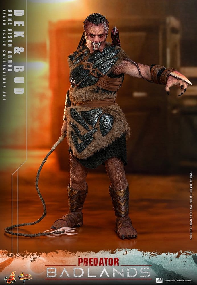 Dek (Bone Bison Armor) and Bud Predator: Badlands Movie Masterpiece 2-Pack 1/6 Figurka 31 cm - Image 11