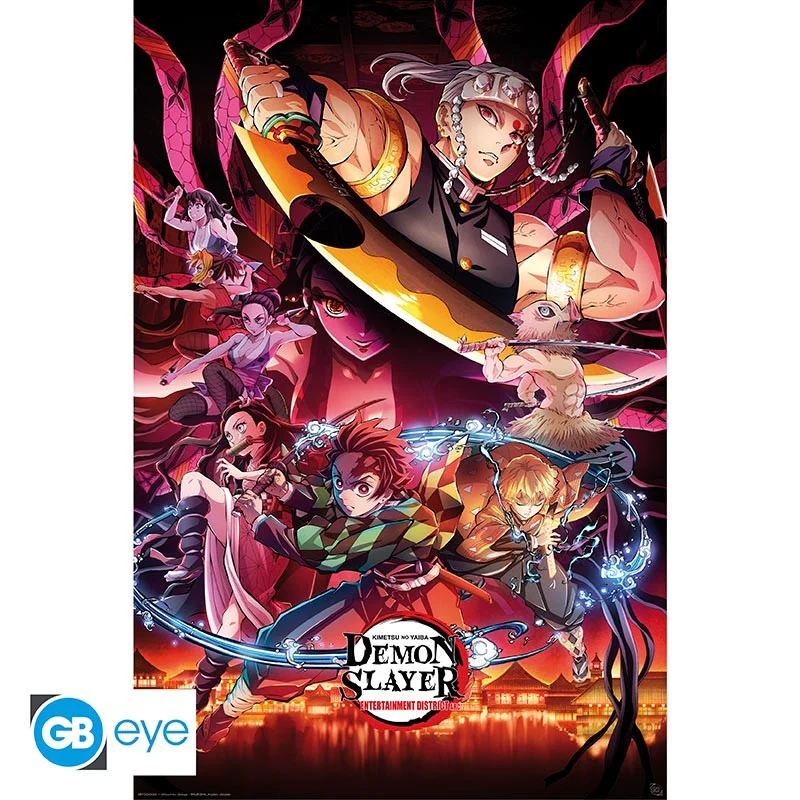 Demon Slayer Entertainment District Maxi Poster Plakat 61 X 91.5cm