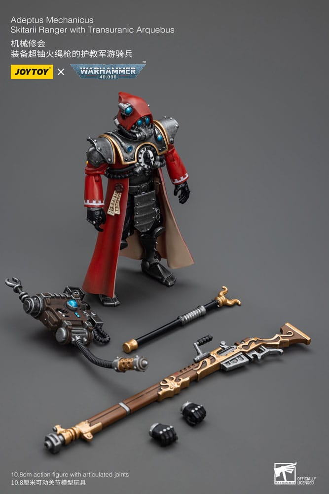 Adeptus Mechanicus Skitarii Ranger with Transuranic Arquebus Warhammer 40k 1/18 Figurka 12 cm - Image 8