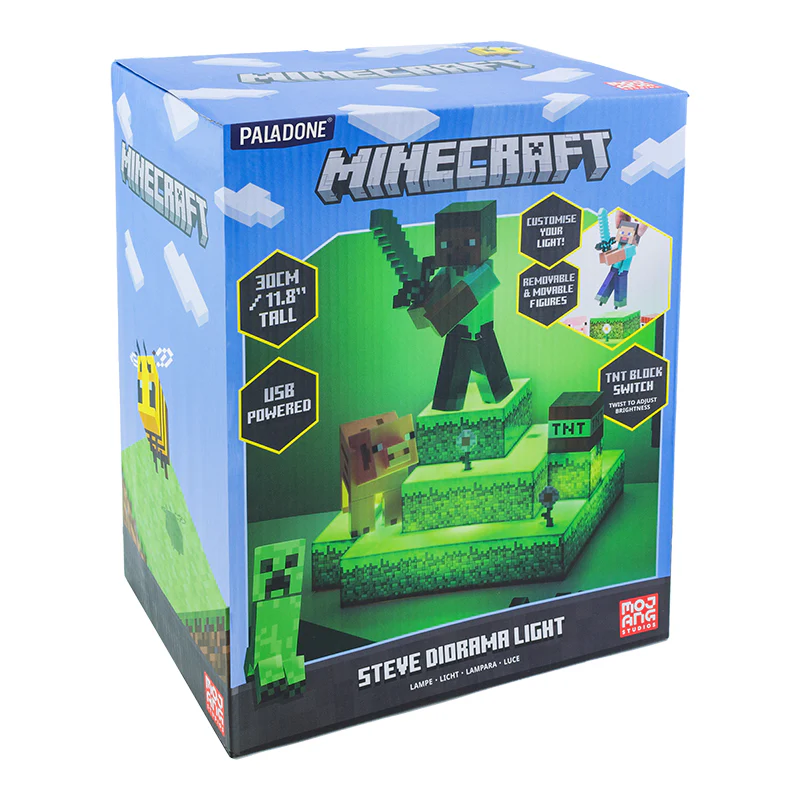 Diorama Steve Świecąca Figurka Minecraft - Image 8