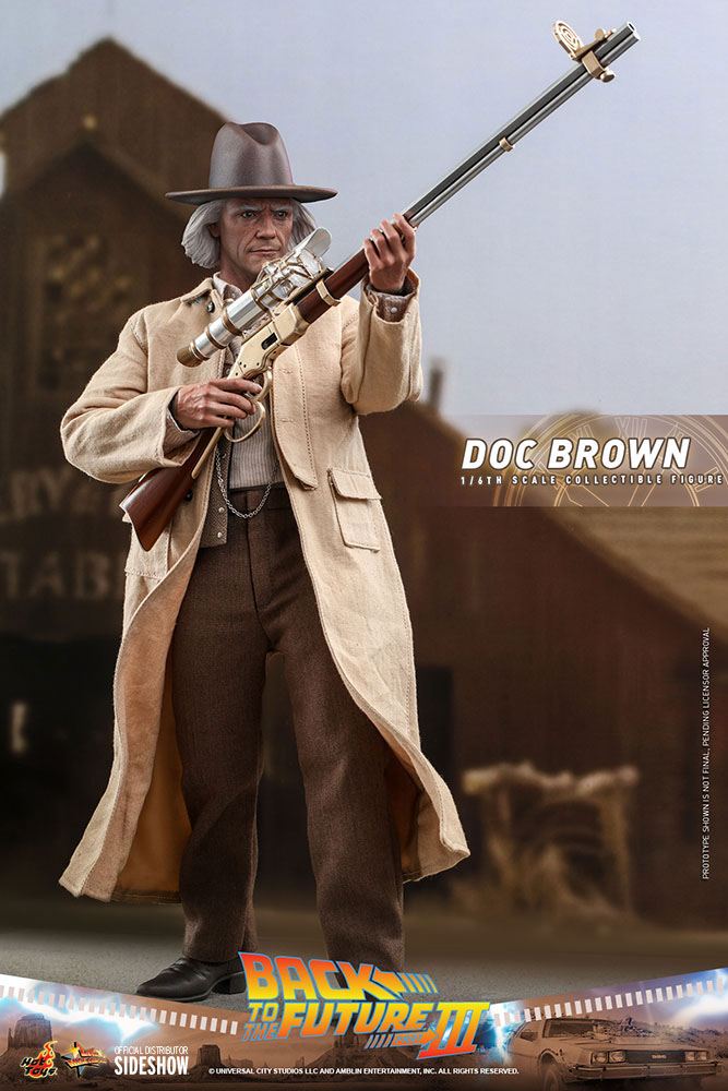 Doc Brown Back To The Future III Movie Masterpiece 1/6 Figurka 32 cm - Image 11