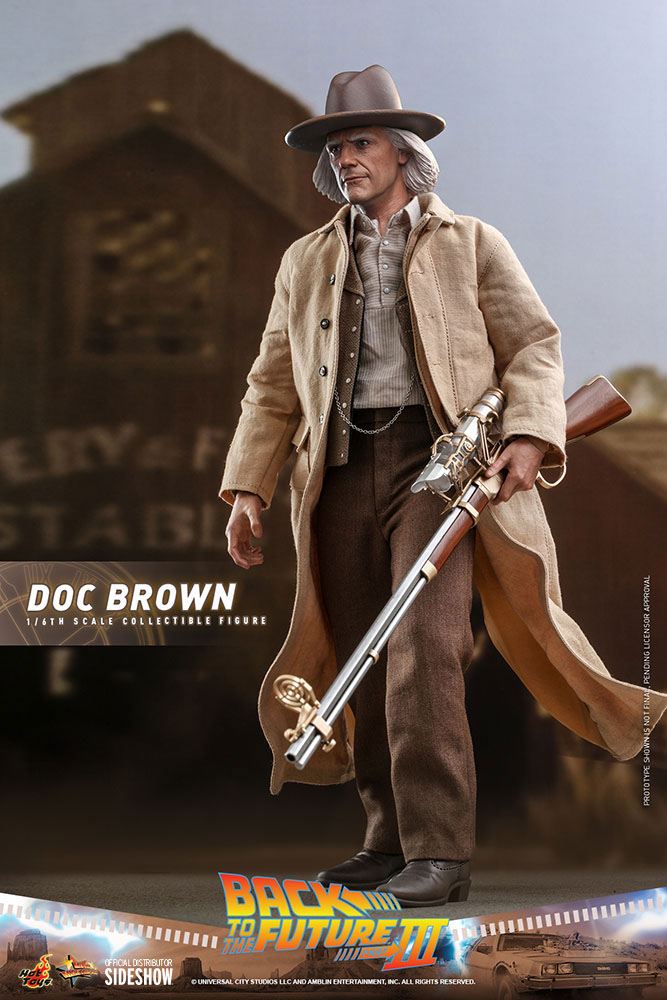 Doc Brown Back To The Future III Movie Masterpiece 1/6 Figurka 32 cm - Image 12