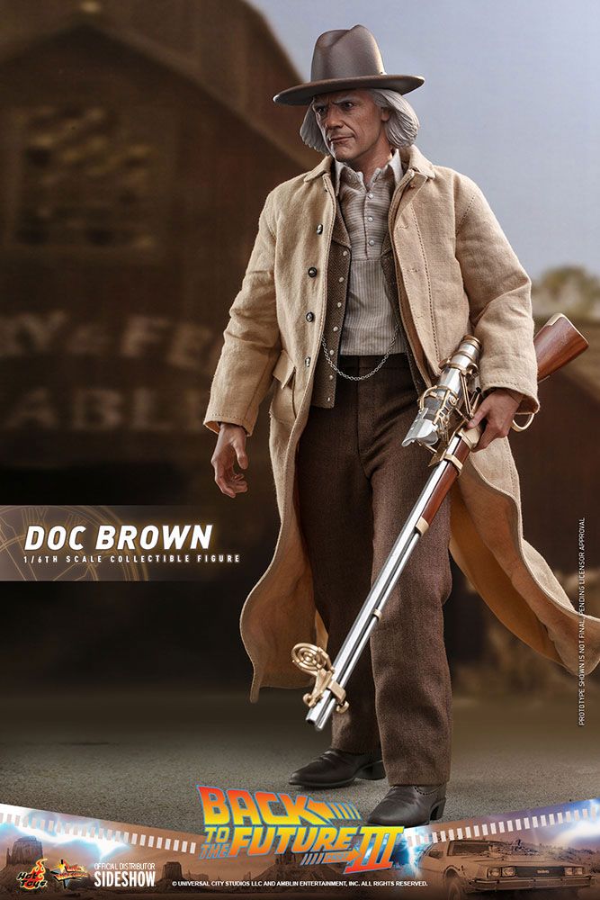 Doc Brown Back To The Future III Movie Masterpiece 1/6 Figurka 32 cm - Image 13