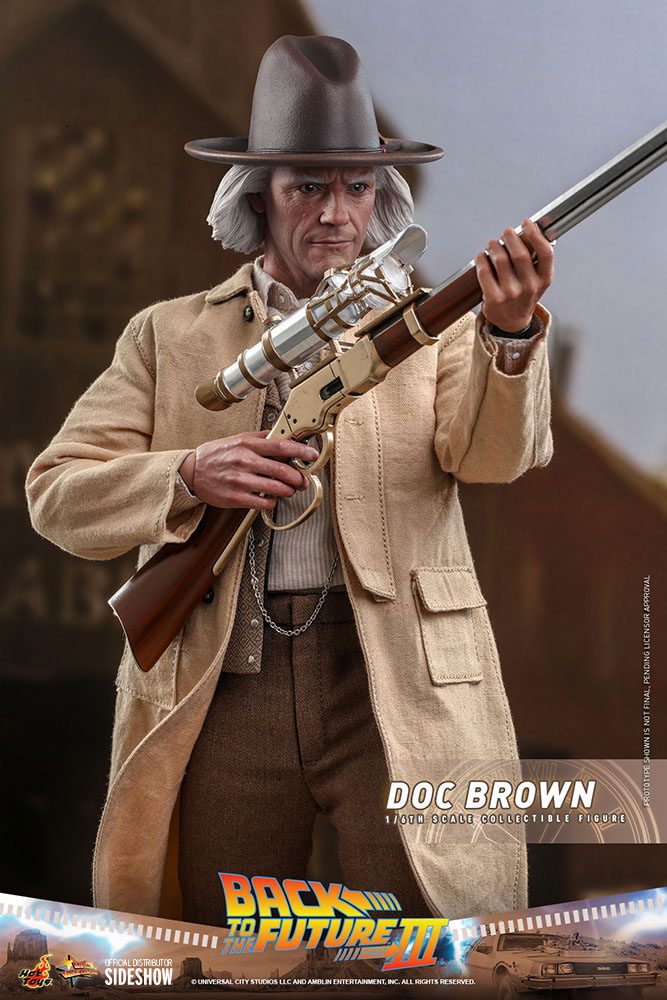 Doc Brown Back To The Future III Movie Masterpiece 1/6 Figurka 32 cm - Image 15