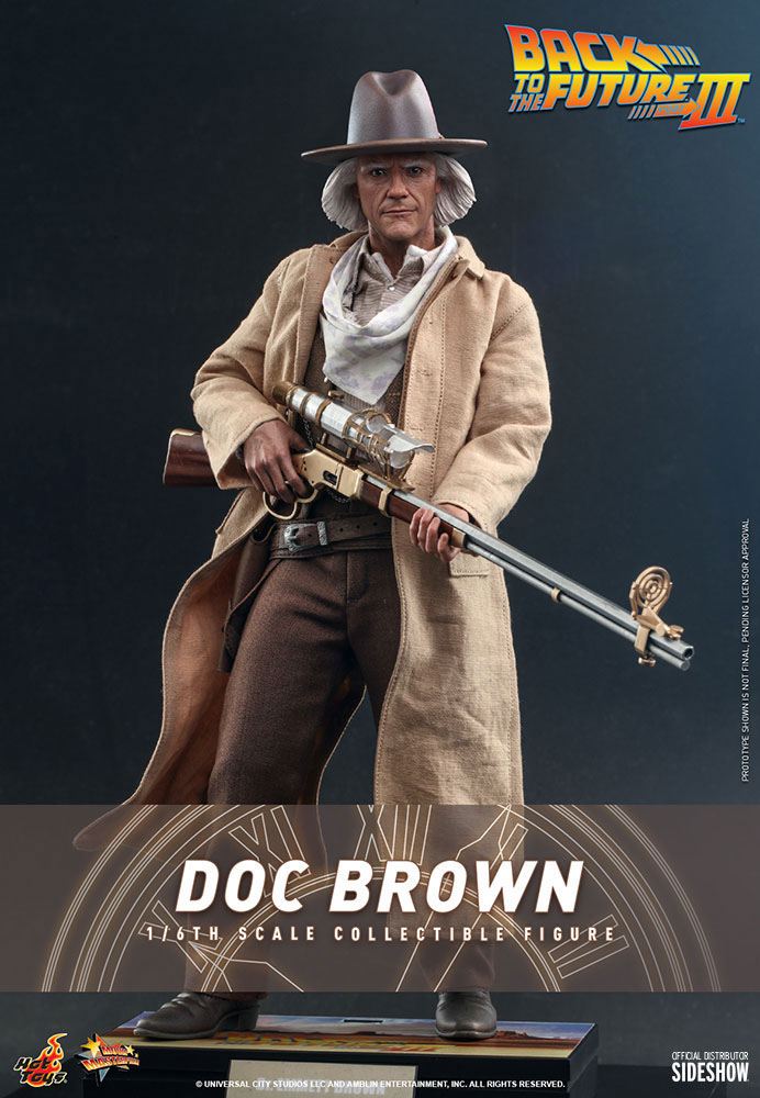 Doc Brown Back To The Future III Movie Masterpiece 1/6 Figurka 32 cm - Image 2