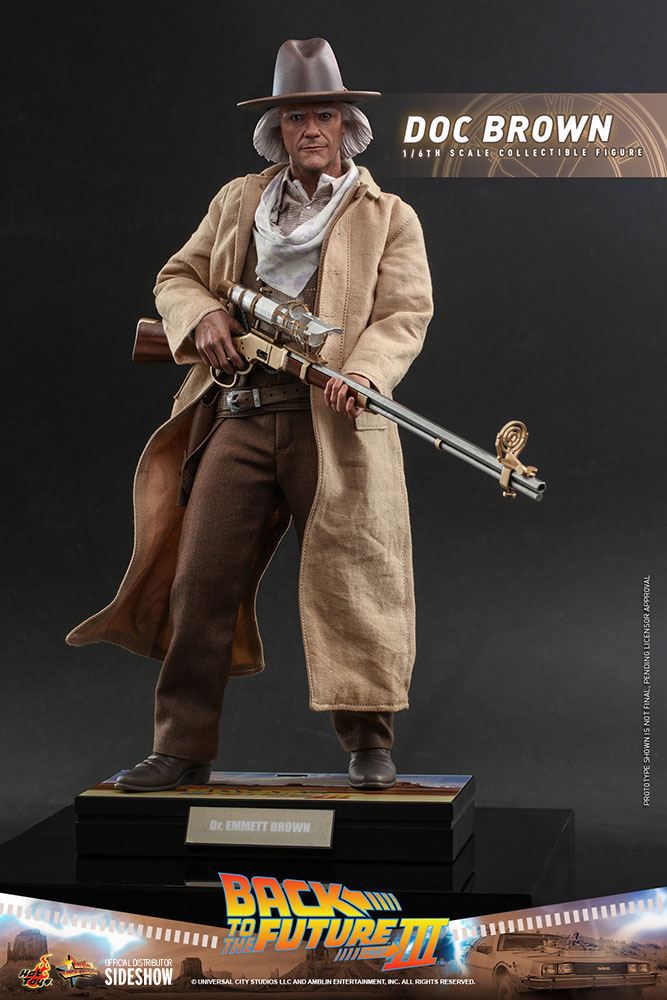 Doc Brown Back To The Future III Movie Masterpiece 1/6 Figurka 32 cm - Image 3