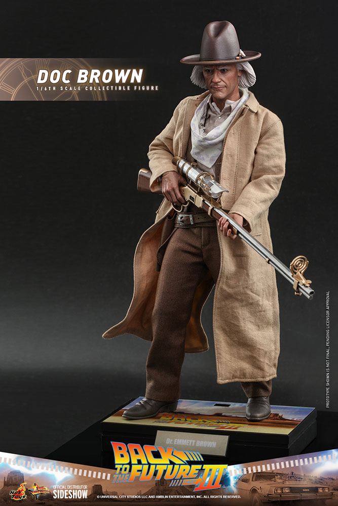 Doc Brown Back To The Future III Movie Masterpiece 1/6 Figurka 32 cm - Image 4