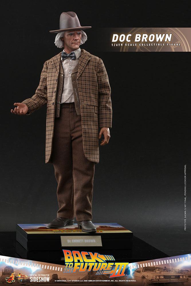 Doc Brown Back To The Future III Movie Masterpiece 1/6 Figurka 32 cm - Image 5