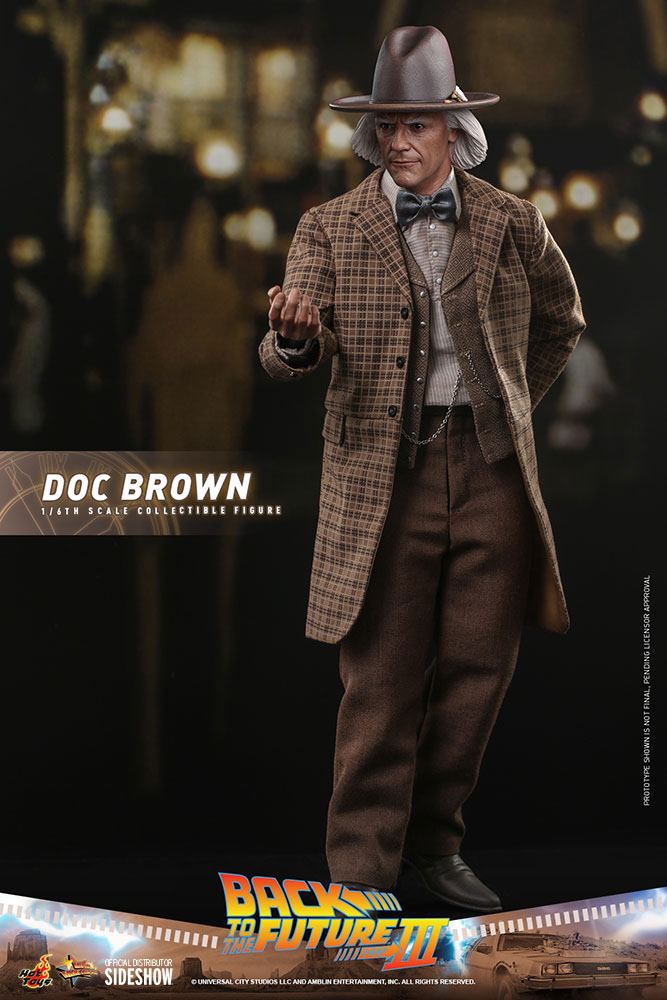 Doc Brown Back To The Future III Movie Masterpiece 1/6 Figurka 32 cm - Image 6