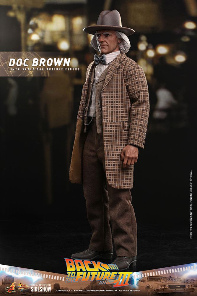 Doc Brown Back To The Future III Movie Masterpiece 1/6 Figurka 32 cm - Image 7