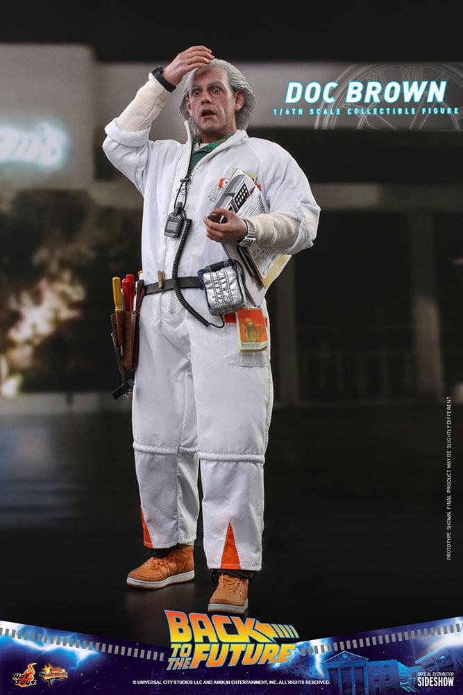 Doc Brown Back To The Future Movie Masterpiece 1/6 Figurka 30 cm - Image 4