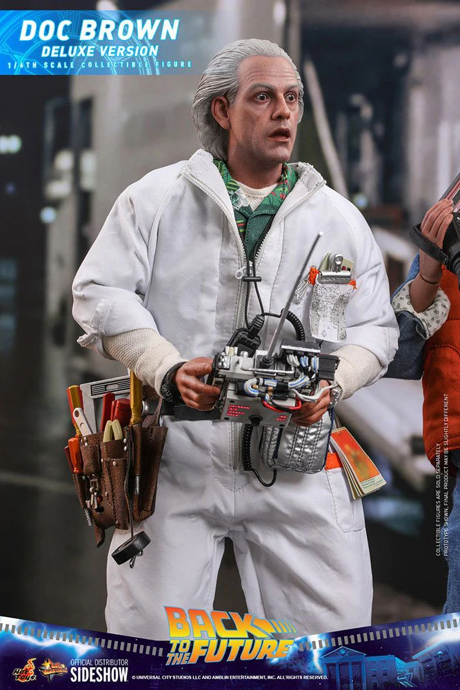 Doc Brown Back To The Future Movie Masterpiece Deluxe Version 1/6 Figurka 30 cm - Image 8