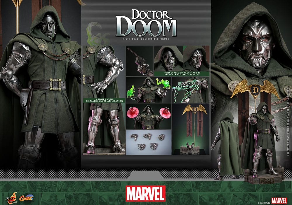 Doctor Doom Marvel Comic Masterpiece 1/6 Figurka 33 cm - Image 22