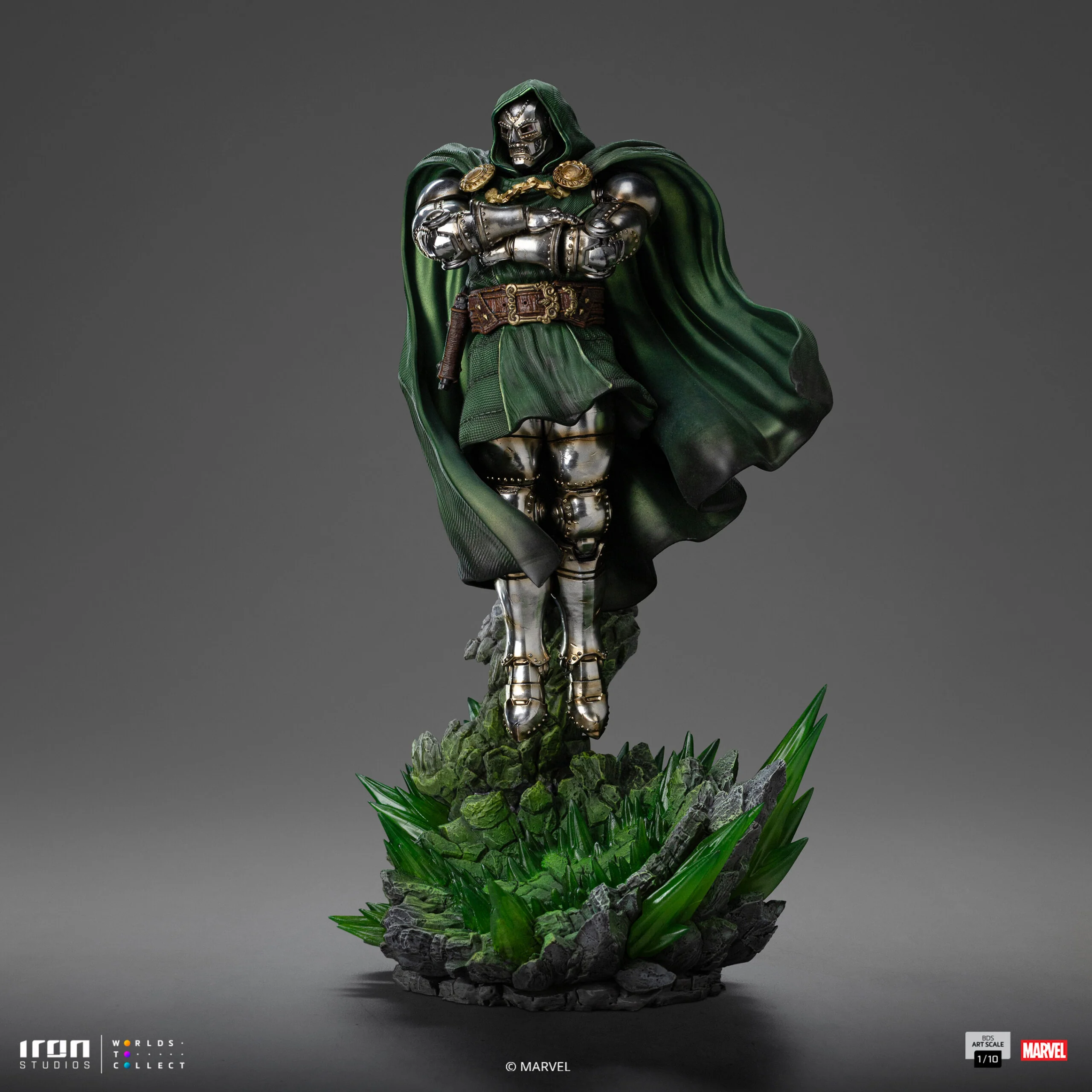 Doctor Doom Marvel Infinity Gauntlet Diorama Art Scale 1/10 Figurka 30 cm - Image 3