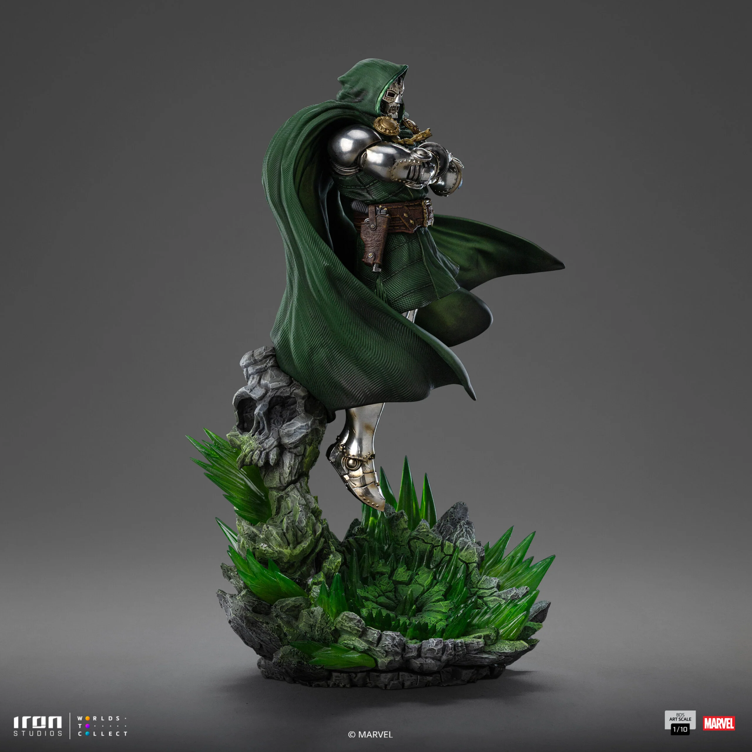 Doctor Doom Marvel Infinity Gauntlet Diorama Art Scale 1/10 Figurka 30 cm - Image 5